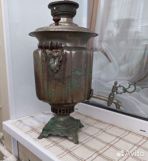 Царский Самовар Фонарь Медведев в Медалях 19 век