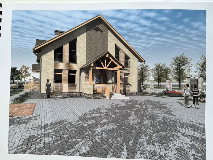 Коттедж 250 м² на участке 30 сот.