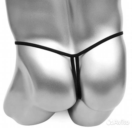 Мужские стринги стрейч-сеточка
