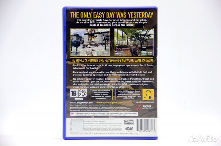 Socom II U.S. Navy seals для PS2