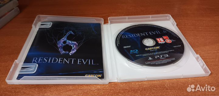 Диск на ps3 resident evil 6