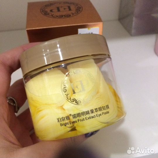 Тканевые патчи с фруктовыми кислотами Bioaqua