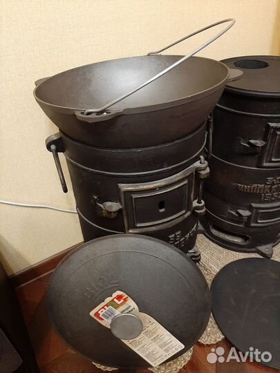 Чугунный казан биол biol 12 л