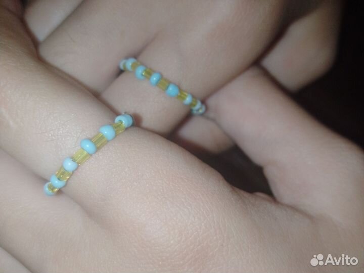 Кольцо из бисера