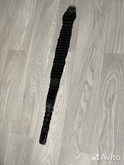 Ремень из натуральной кожи крокодила