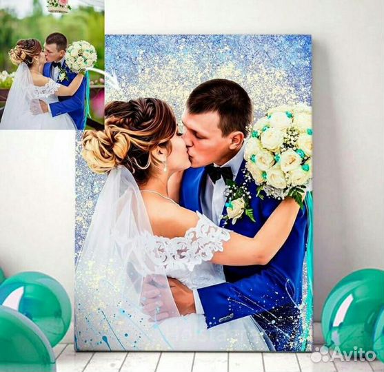 Портрет с отрисовкой по фото (дримарт)