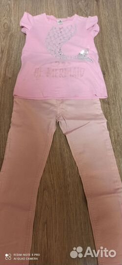 Вещи пакетом на девочку, размер 122-128