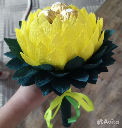 Цветок из подсолнуха