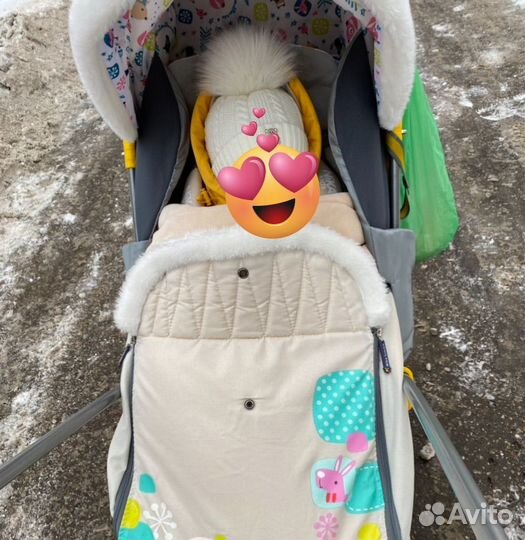 Коляска санки