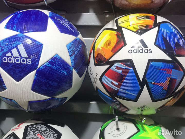 Футбольный мяч adidas, nike, puma, select