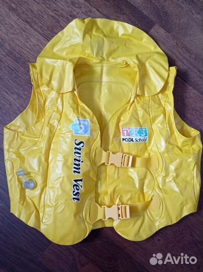 Жилет для плавания детский 3-6лет надувной