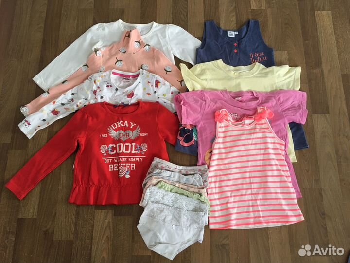 Вещи детские пакетом 104 110
