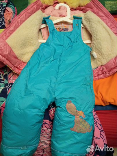 Зимний костюм для девочки 98-104