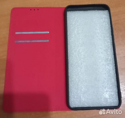 Красный чехол-книжка на Infinix smart 6/6 HD