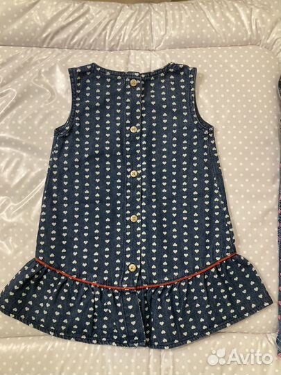 Джинсовые сарафаны для девочки 98