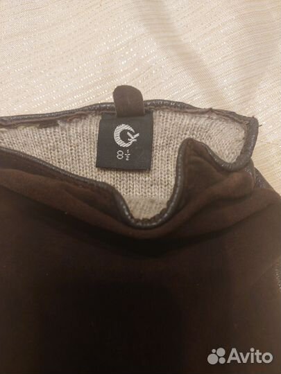 Перчатки женские кожаные