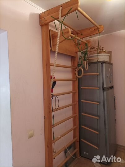 Детская шведская стенка деревянная