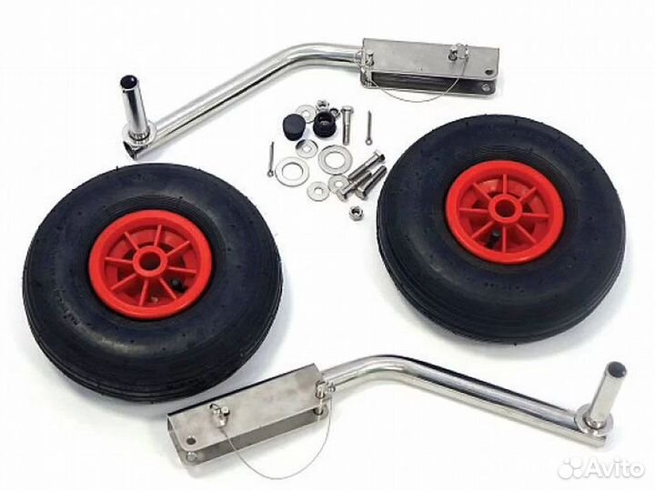 Транцевые колёса для лодки Ротан удлинённые 310 мм