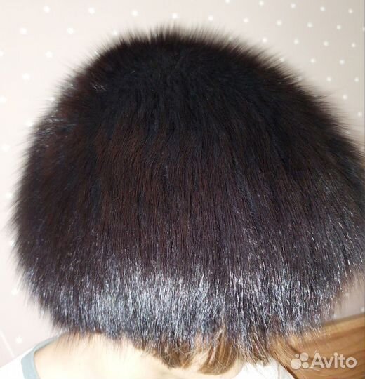 Меховая женская шапка