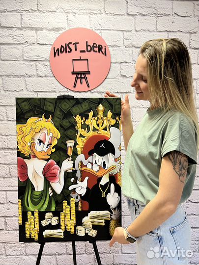 Картина на холсте Скрудж Макдак