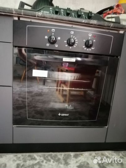 Газовый духовой шкаф гефест
