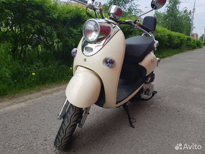 Скутер X-motors retro черный