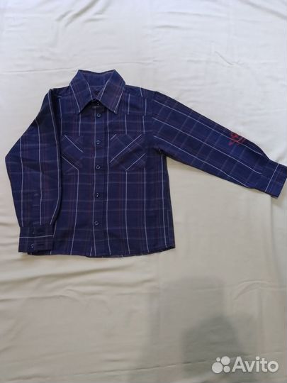 Рубашка на мальчика 128