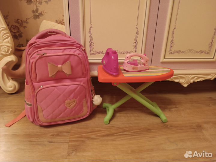 Утюг игрушечный(2шт)и гладильная доска