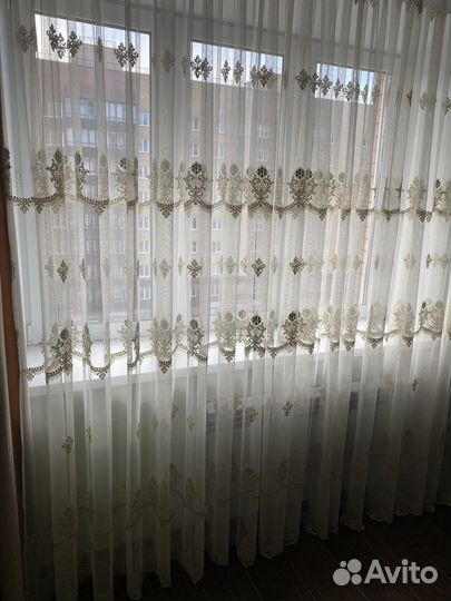 Комплект шторы и тюль