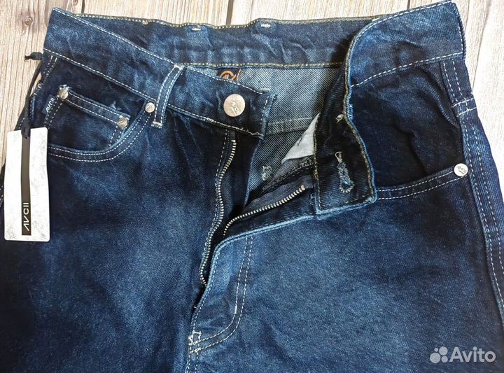 Avcii мужские джинсы темно синие все размеры