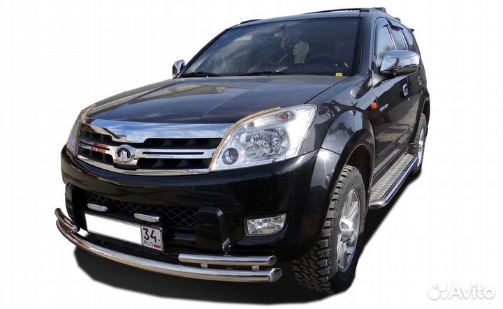 Защита переднего бампера Great Wall Hover 3 2009