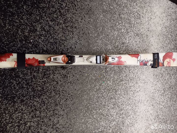 Горные лыжи Rossignol и ботинки fisher женские