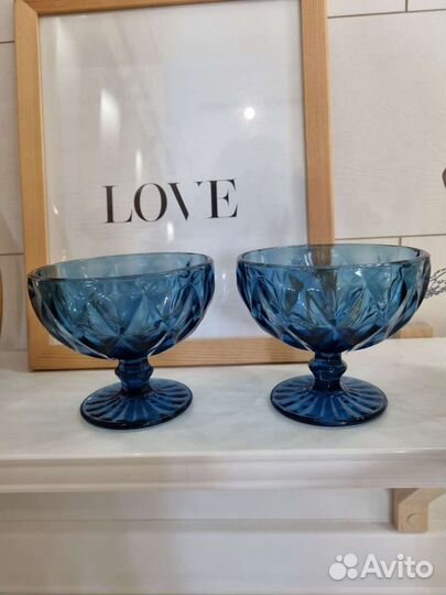 Креманки хрустальные