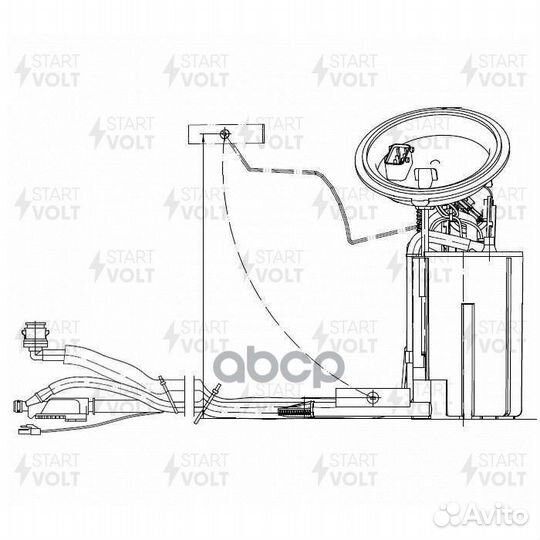 Модуль топливного насоса для а/м BMW 5 E60 (03