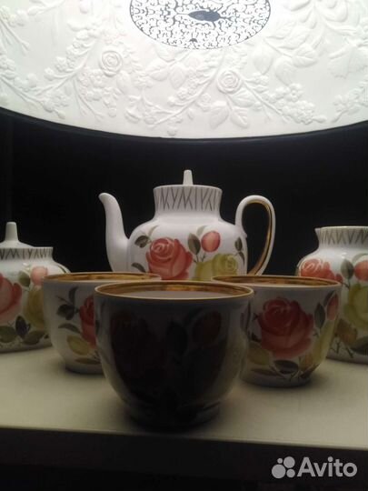 Сервиз Лфз Букет чай.роз.Баран Старая Опошня