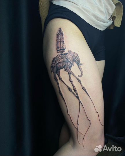 Тату в салоне, от тату мастера