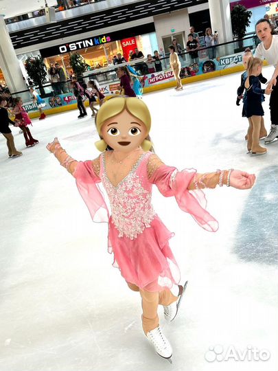 Костюм платье для фигурного катания р. 116-122