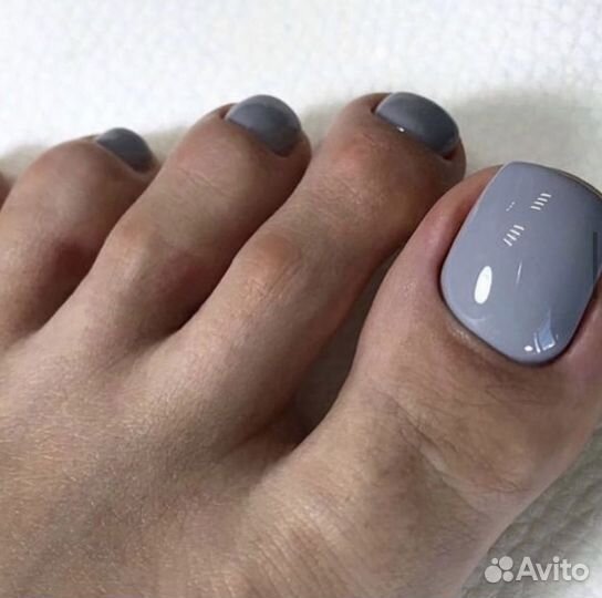 Педикюр с покрытием