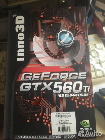 Inno3D GeForce GTX 560 Ti 1Gb 256-bit DDR5