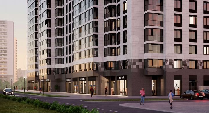 2-к. квартира, 67,7 м², 3/16 эт.