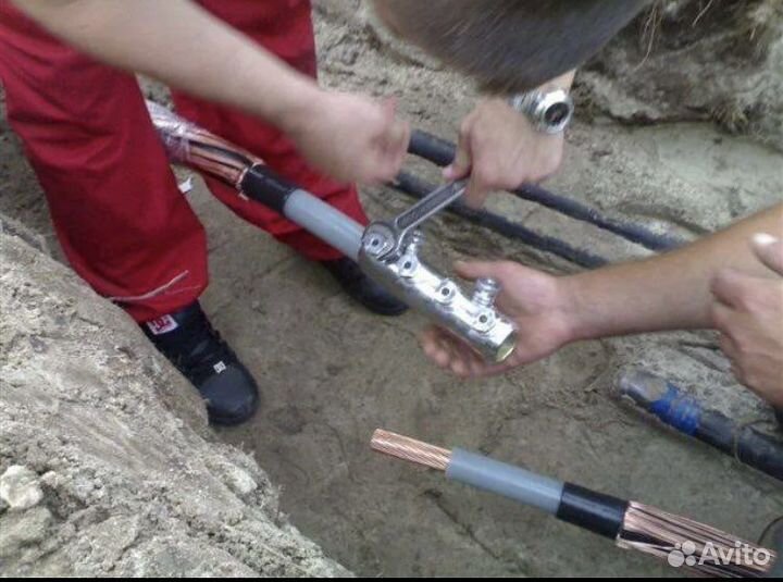 Монтаж кабельных муфт