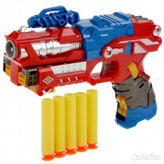 Трансформирующийся бластер с мягкими пулями 1701