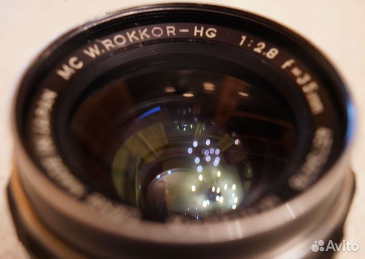 Объектив Minolta MC W.Rokkor-HG 35mm 2.8
