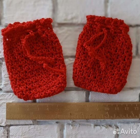 Мешочек вязаный