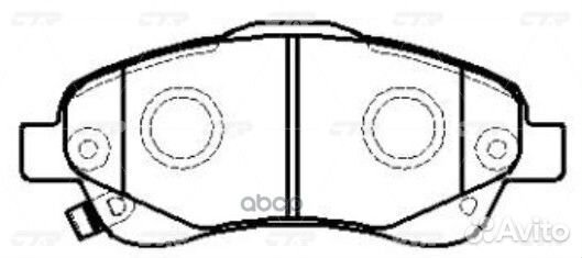 Колодки торм. (старый арт. CKT-154) toyota coro