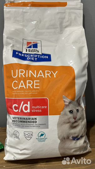 Корм для кошек hills urinary care c/d