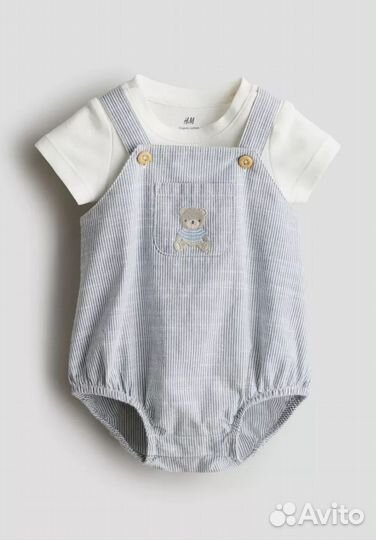 Набор боди и комбинезон летний hm 56