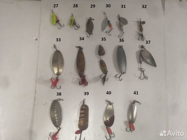 Рыболовные воблеры, блесна, приманки обн. 26.11.22