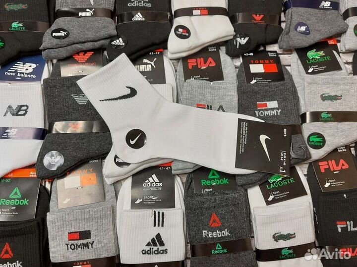 Носки Nike Adidas Puma Reebok