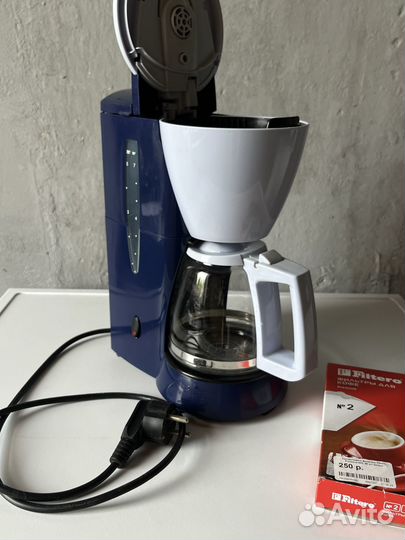 Кофеварка капельная + фильтр пакеты